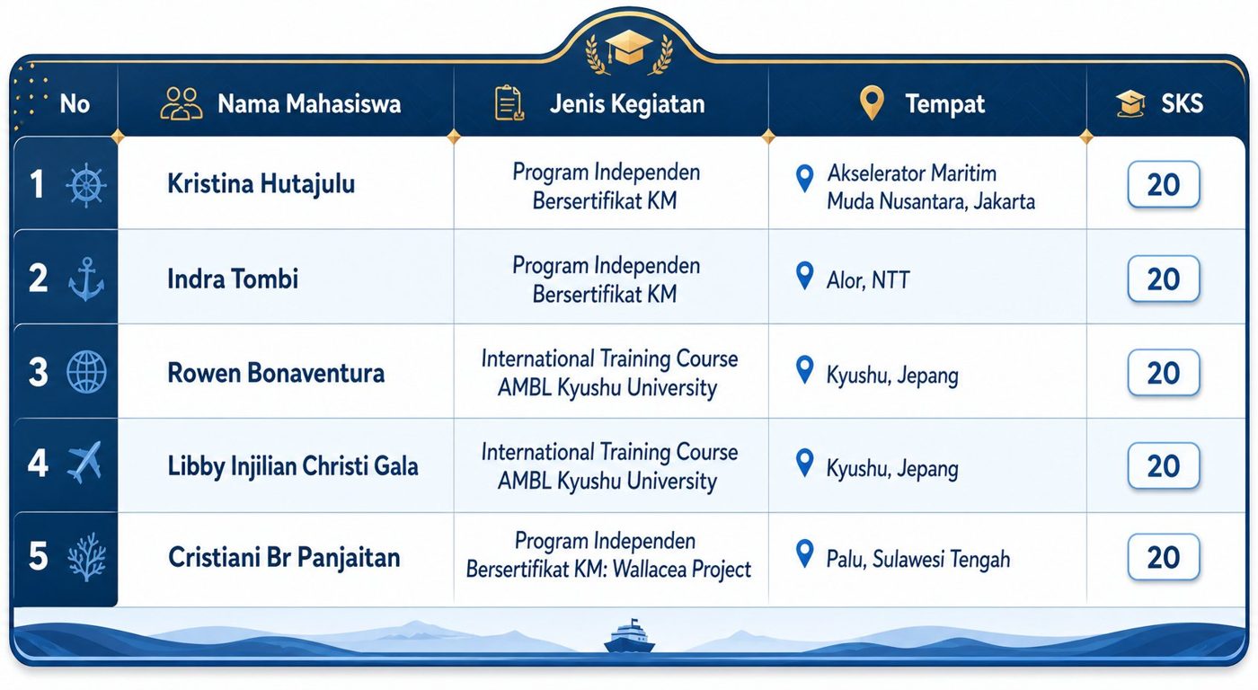 Kepesertaan mahasiswa MBKM (Tabel 2.2)